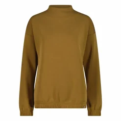 Damen-Sweatshirt aus Modal mit matt glänzendem Finish><noscript><img width=