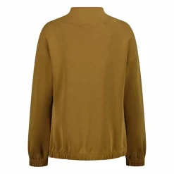 Damen-Sweatshirt aus Modal mit matt glänzendem Finish><noscript><img width=