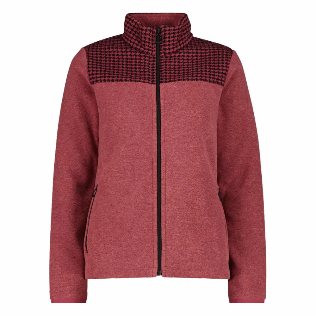 Damen-Sweatshirt mit Hahnentritt-Print>CMP