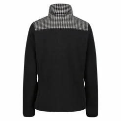 Damen-Sweatshirt mit Hahnentritt-Print><noscript><img width=