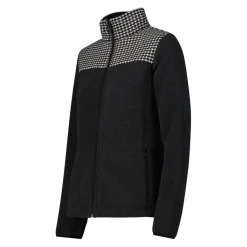 Damen-Sweatshirt mit Hahnentritt-Print><noscript><img width=