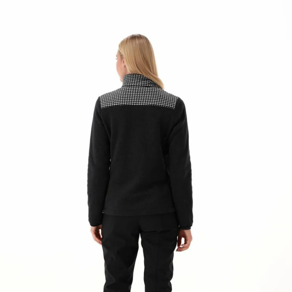 Damen-Sweatshirt mit Hahnentritt-Print>CMP