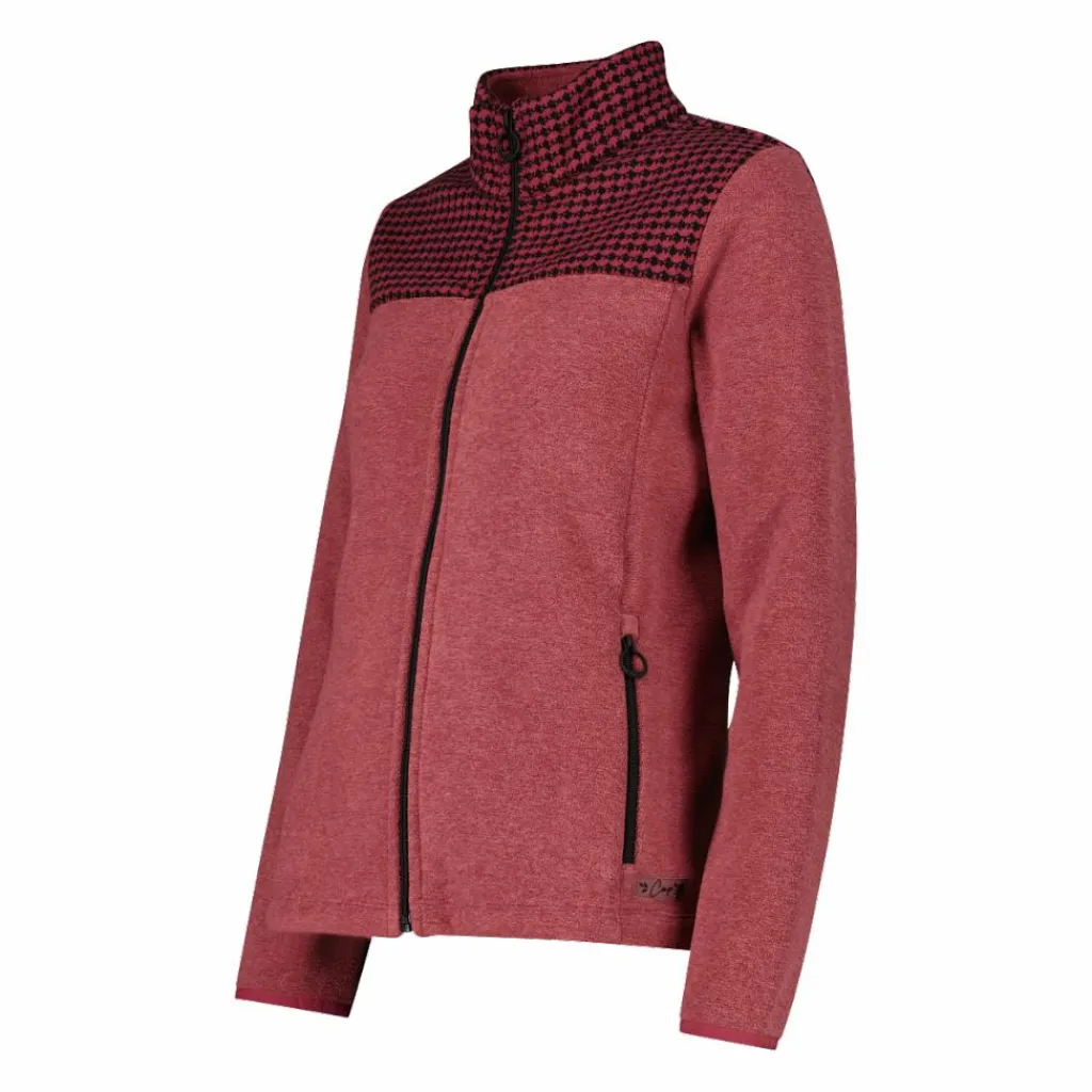 Damen-Sweatshirt mit Hahnentritt-Print>CMP