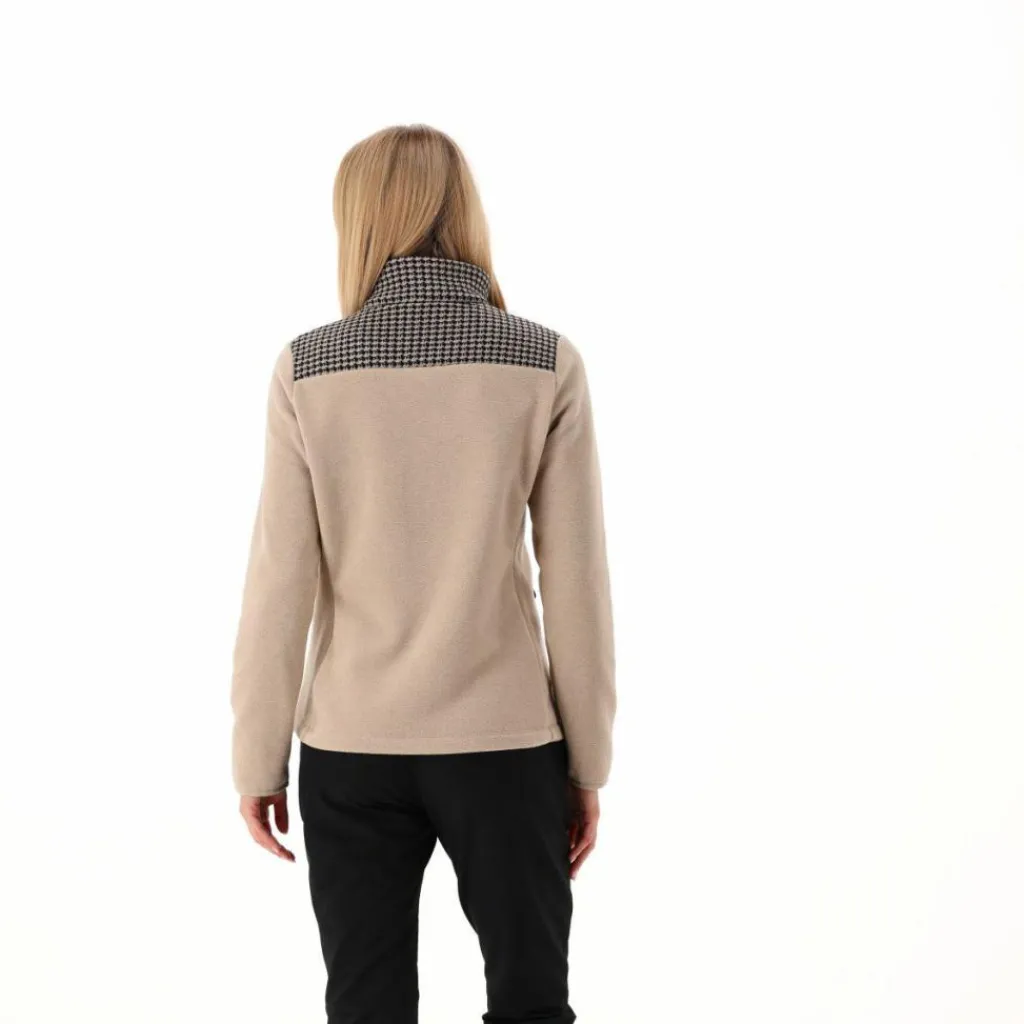Damen-Sweatshirt mit Hahnentritt-Print>CMP