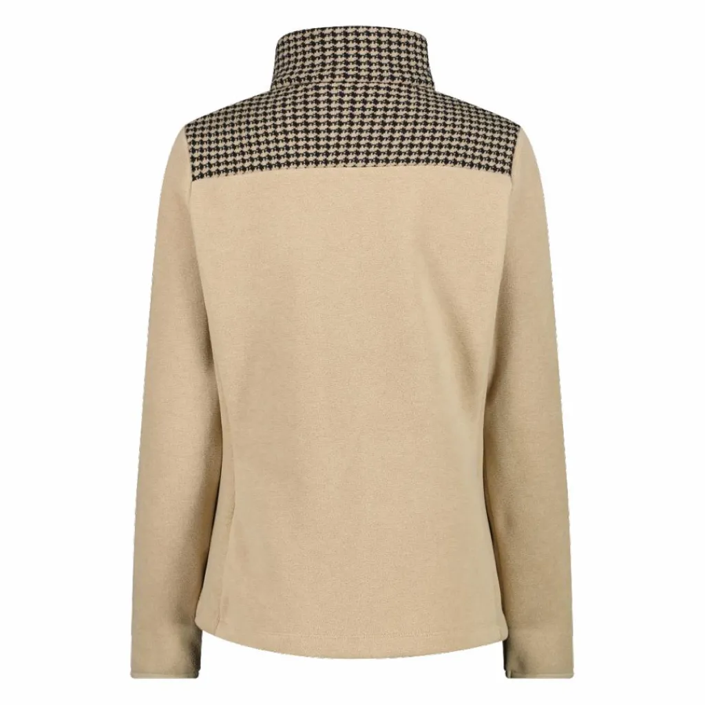 Damen-Sweatshirt mit Hahnentritt-Print>CMP