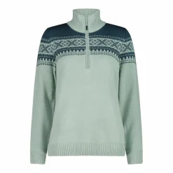 Damen-Sweatshirt mit halbem Reißverschluss in Wooltech>CMP Online
