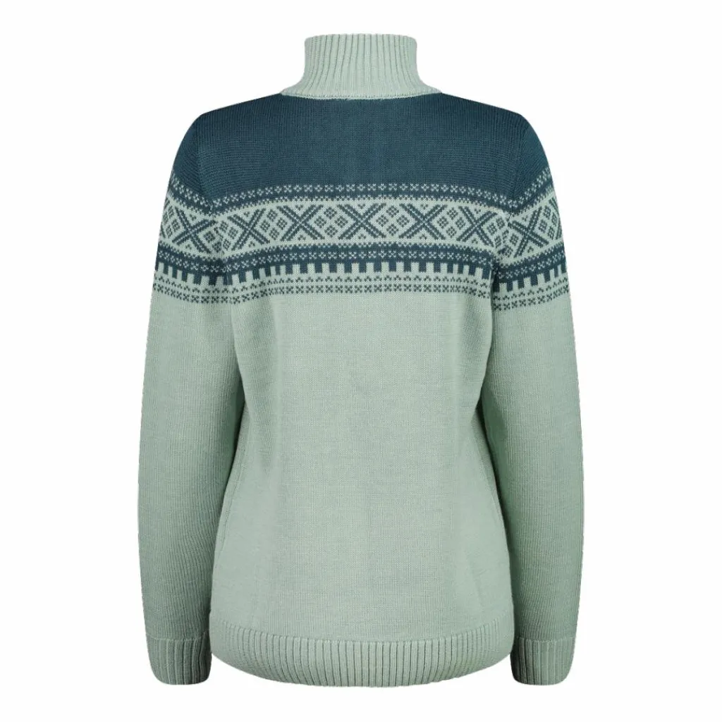 Damen-Sweatshirt mit halbem Reißverschluss in Wooltech>CMP Online