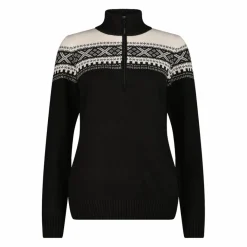 Damen-Sweatshirt mit halbem Reißverschluss in Wooltech><noscript><img width=