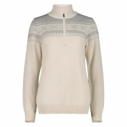 Damen-Sweatshirt mit halbem Reißverschluss in Wooltech><noscript><img width=