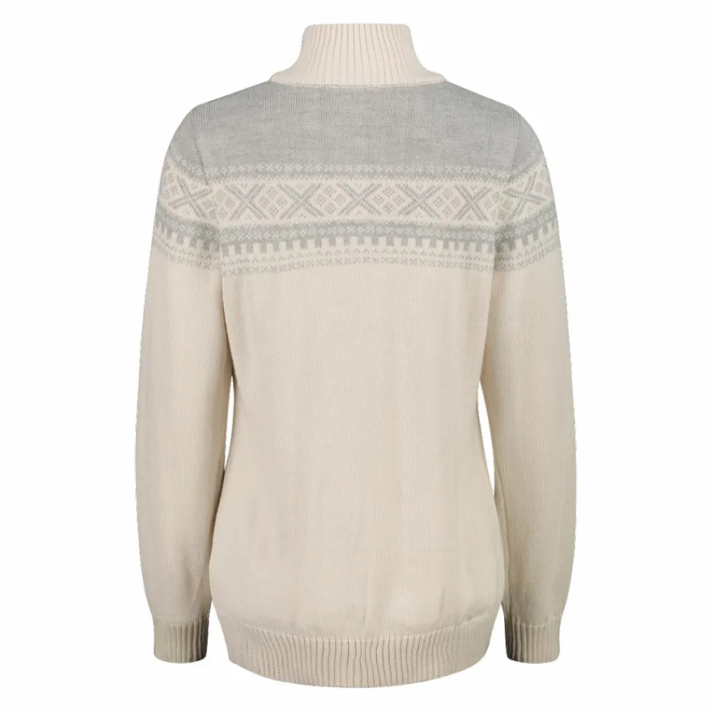 Damen-Sweatshirt mit halbem Reißverschluss in Wooltech>CMP Online