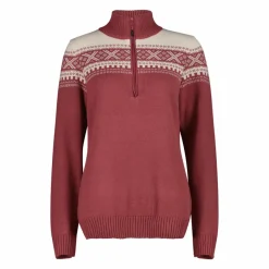 Damen-Sweatshirt mit halbem Reißverschluss in Wooltech><noscript><img width=