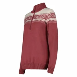 Damen-Sweatshirt mit halbem Reißverschluss in Wooltech><noscript><img width=