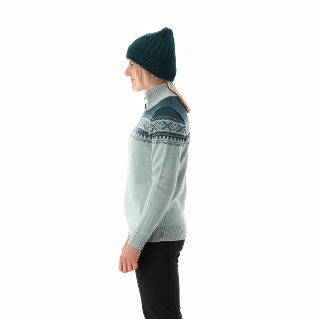 Damen-Sweatshirt mit halbem Reißverschluss in Wooltech>CMP Online