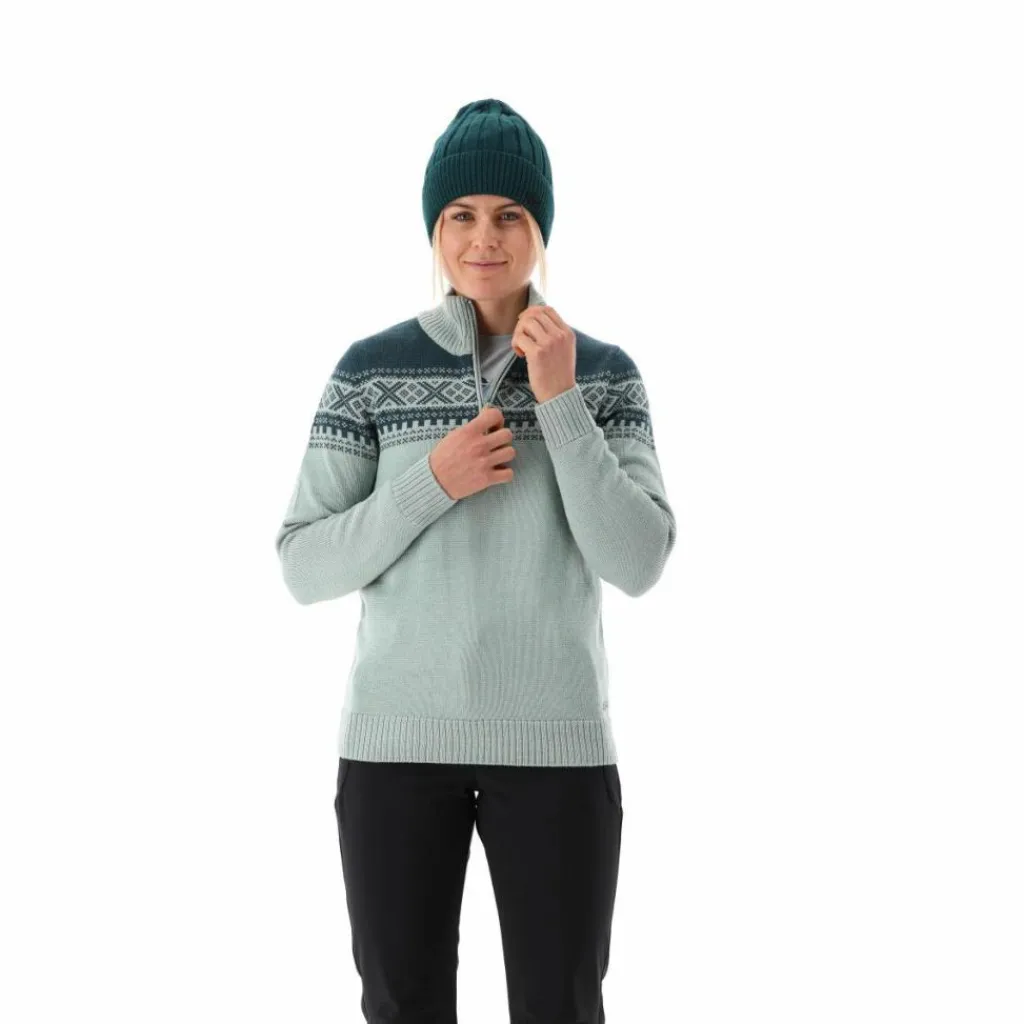 Damen-Sweatshirt mit halbem Reißverschluss in Wooltech>CMP Online
