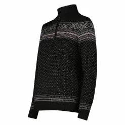 Damen-Sweatshirt mit halbem Reißverschluss in Wooltech><noscript><img width=