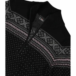 Damen-Sweatshirt mit halbem Reißverschluss in Wooltech><noscript><img width=