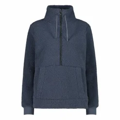 Damen-Sweatshirt mit Half-Zip aus High Loft>CMP Outlet