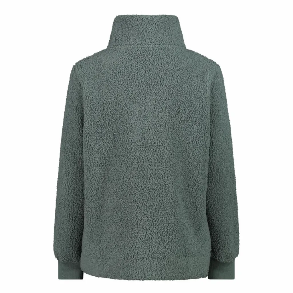 Damen-Sweatshirt mit Half-Zip aus High Loft>CMP Outlet