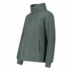 Damen-Sweatshirt mit Half-Zip aus High Loft><noscript><img width=