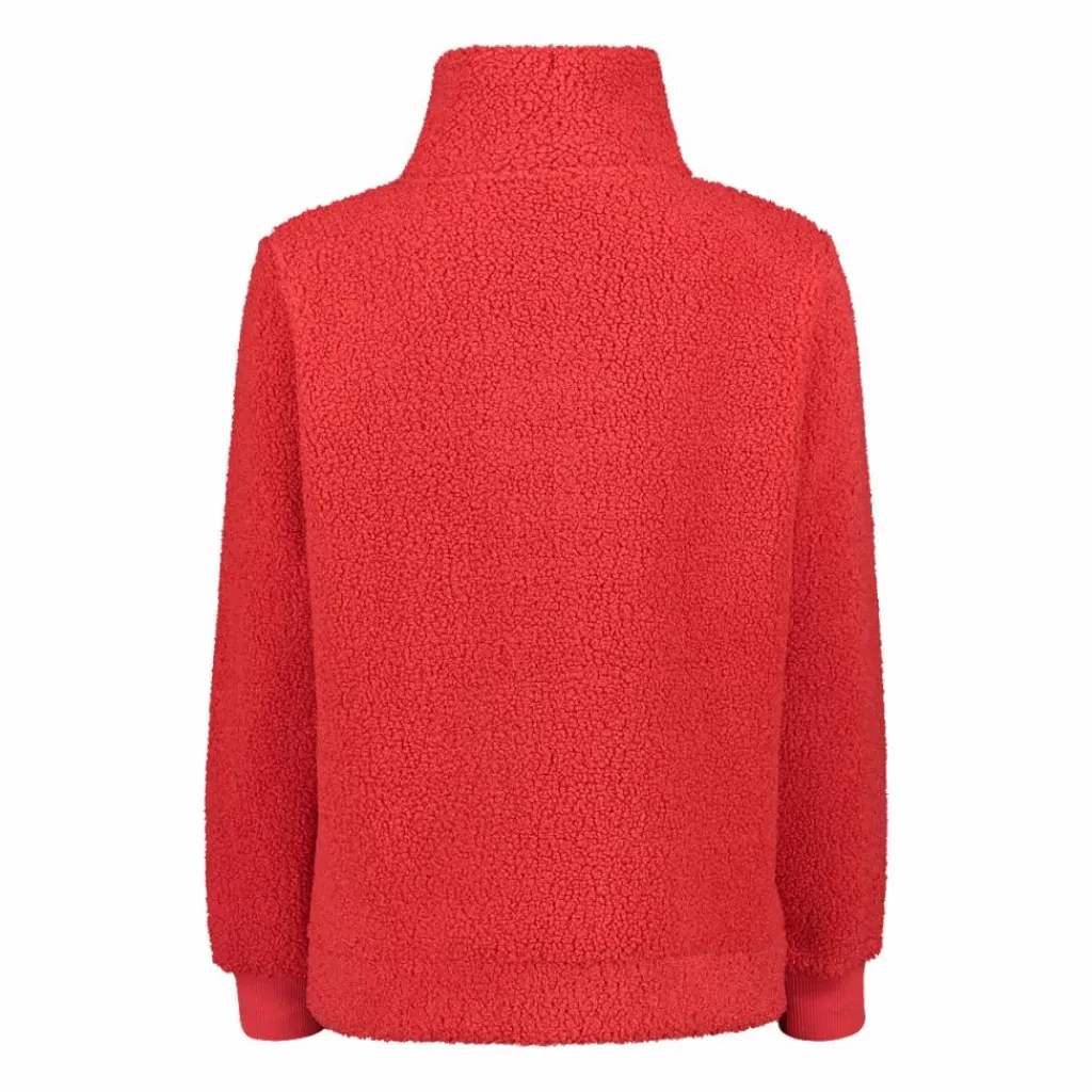 Damen-Sweatshirt mit Half-Zip aus High Loft>CMP Outlet