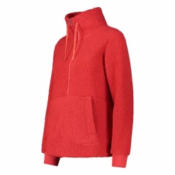 Damen-Sweatshirt mit Half-Zip aus High Loft><noscript><img width=