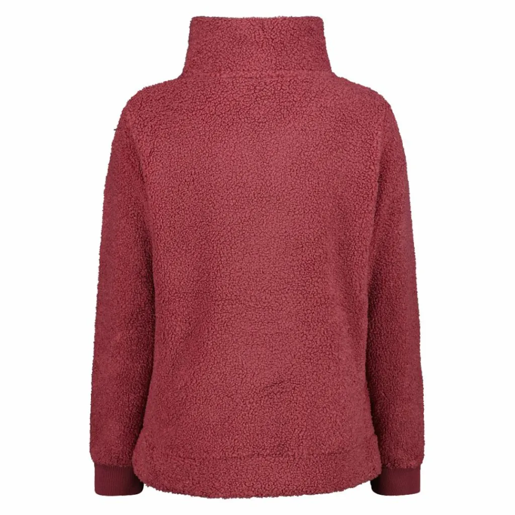 Damen-Sweatshirt mit Half-Zip aus High Loft>CMP Outlet