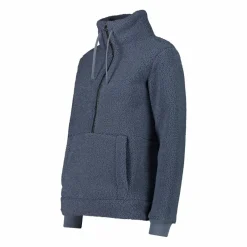 Damen-Sweatshirt mit Half-Zip aus High Loft><noscript><img width=