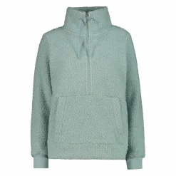 Damen-Sweatshirt mit Half-Zip aus High Loft><noscript><img width=