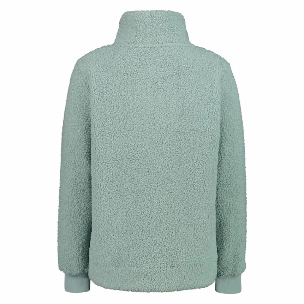 Damen-Sweatshirt mit Half-Zip aus High Loft>CMP Outlet