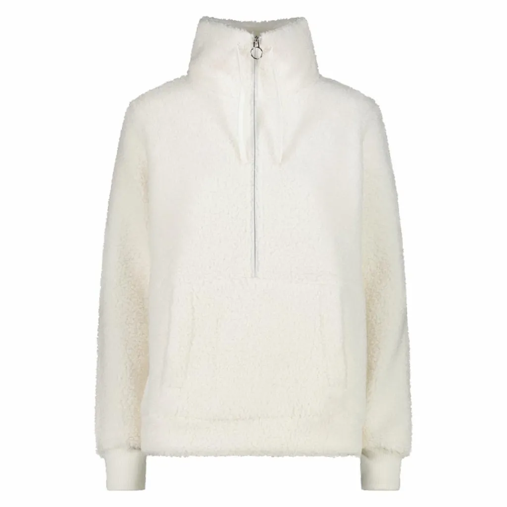 Damen-Sweatshirt mit Half-Zip aus High Loft>CMP Outlet