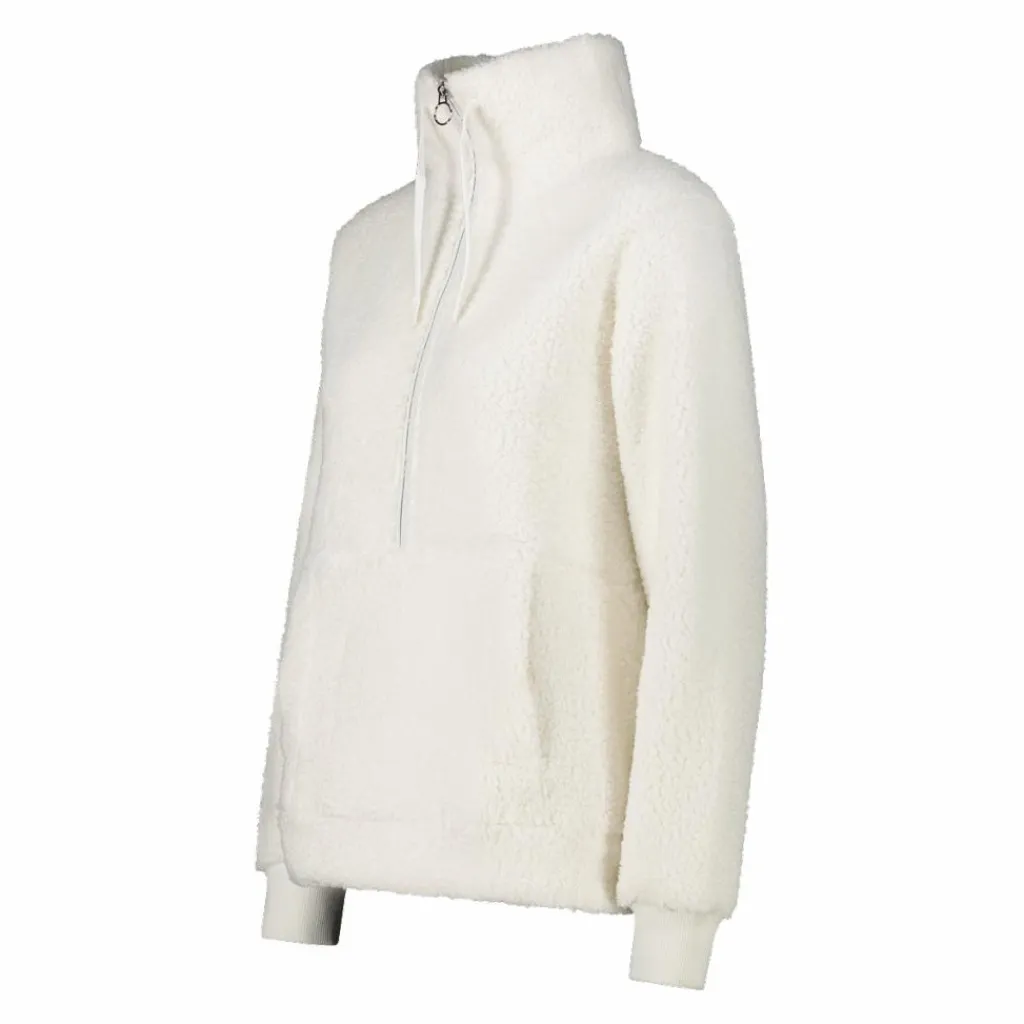 Damen-Sweatshirt mit Half-Zip aus High Loft>CMP Outlet