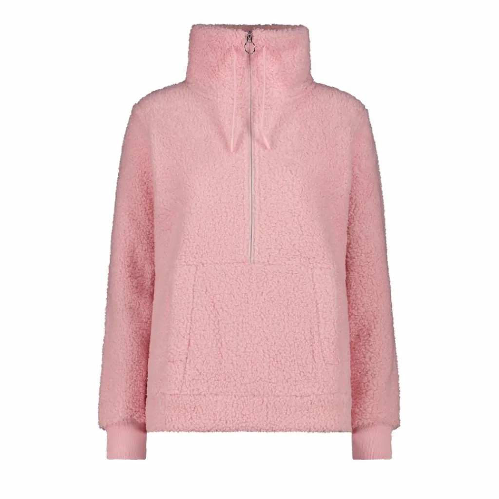Damen-Sweatshirt mit Half-Zip aus High Loft>CMP Outlet