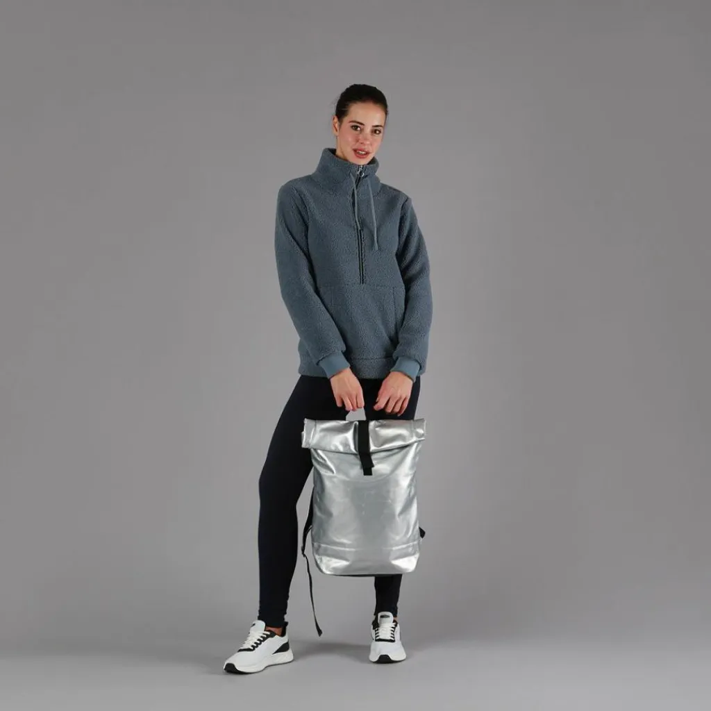 Damen-Sweatshirt mit Half-Zip aus High Loft>CMP Outlet