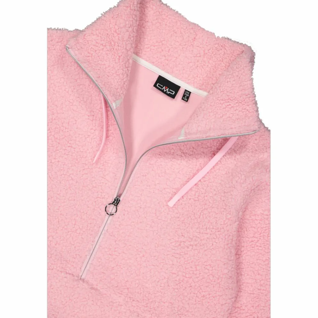 Damen-Sweatshirt mit Half-Zip aus High Loft>CMP Outlet