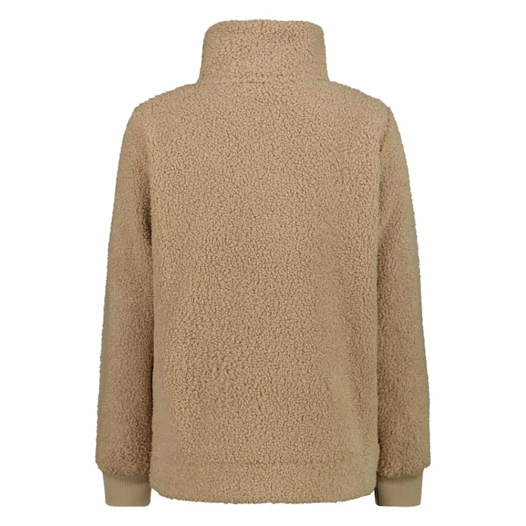 Damen-Sweatshirt mit Half-Zip aus High Loft>CMP Outlet