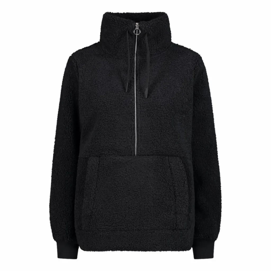 Damen-Sweatshirt mit Half-Zip aus High Loft>CMP Outlet