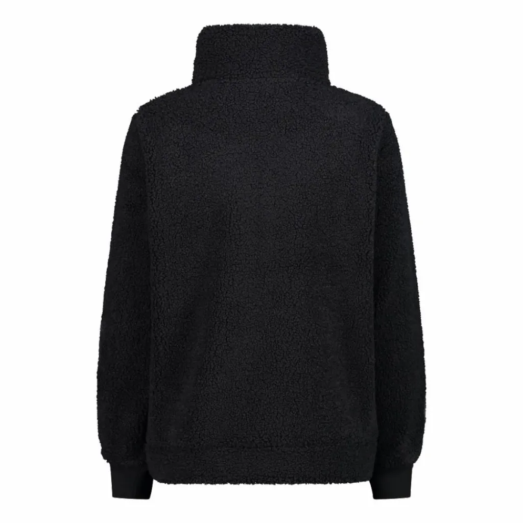 Damen-Sweatshirt mit Half-Zip aus High Loft>CMP Outlet