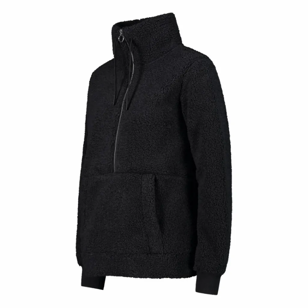 Damen-Sweatshirt mit Half-Zip aus High Loft>CMP Outlet