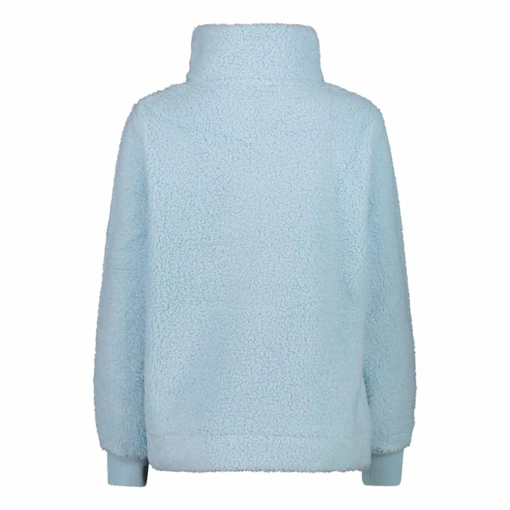 Damen-Sweatshirt mit Half-Zip aus High Loft>CMP Outlet