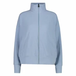 Damen-Sweatshirt mit hohem Kragen und Reißverschluss><noscript><img width=