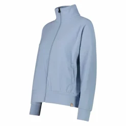 Damen-Sweatshirt mit hohem Kragen und Reißverschluss><noscript><img width=