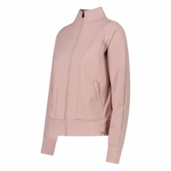 Damen-Sweatshirt mit hohem Kragen und Reißverschluss><noscript><img width=
