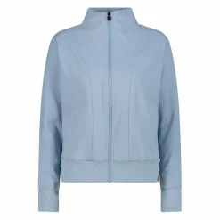 Damen-Sweatshirt mit hohem Kragen und Reißverschluss><noscript><img width=