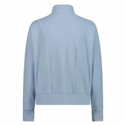 Damen-Sweatshirt mit hohem Kragen und Reißverschluss><noscript><img width=