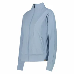 Damen-Sweatshirt mit hohem Kragen und Reißverschluss><noscript><img width=