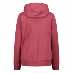 Damen-Sweatshirt mit Reißverschluss und Kapuze aus Baumwollstretch><noscript><img width=
