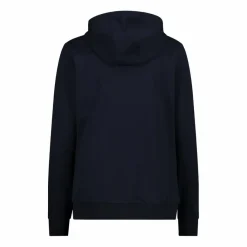 Damen-Sweatshirt mit Reißverschluss und Kapuze aus Baumwollstretch><noscript><img width=