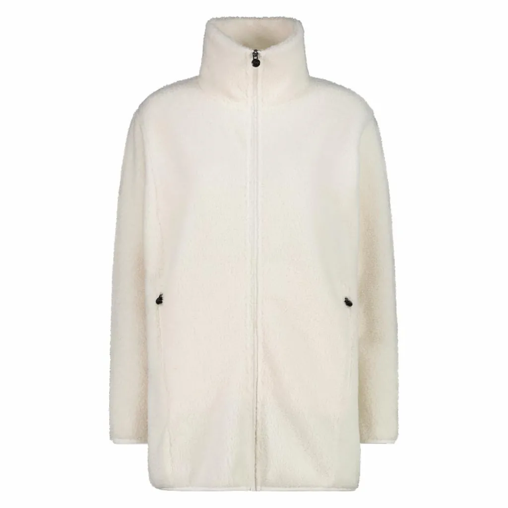 Damen-Sweatshirt mit Reißverschluss aus Teddyfleece>CMP Outlet