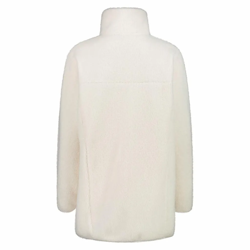 Damen-Sweatshirt mit Reißverschluss aus Teddyfleece>CMP Outlet