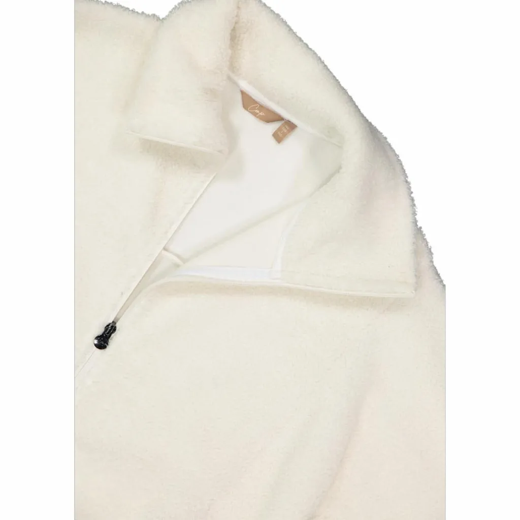Damen-Sweatshirt mit Reißverschluss aus Teddyfleece>CMP Outlet